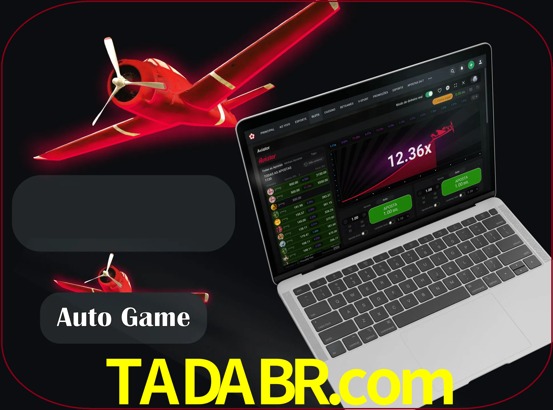No modo automático, os jogos apostam e sacam seu dinheiro automaticamente.