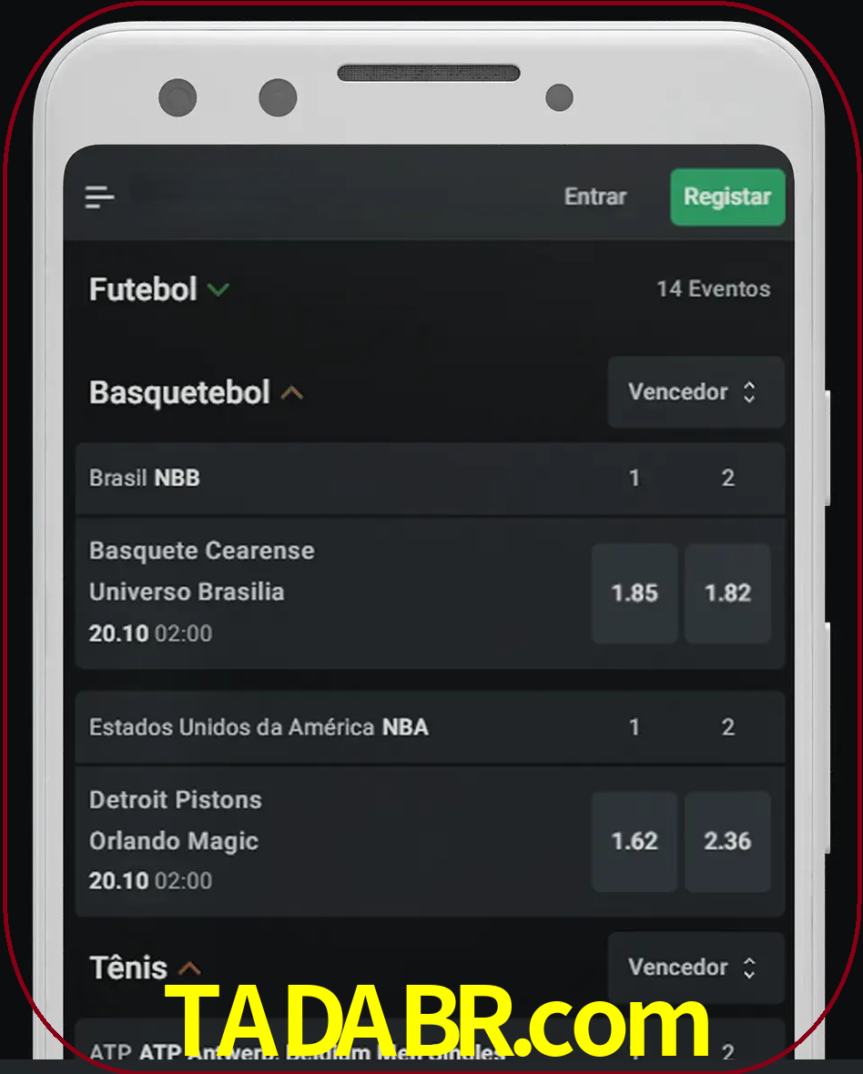 Aposte e assista aos esportes em formato ao vivo.