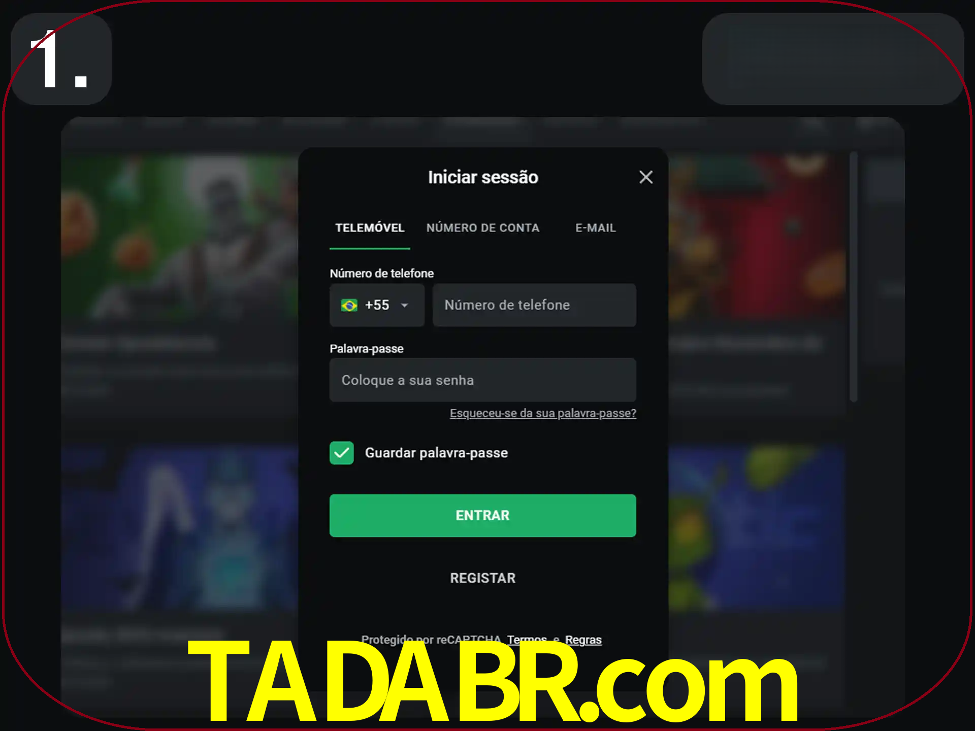 Acesse o site.