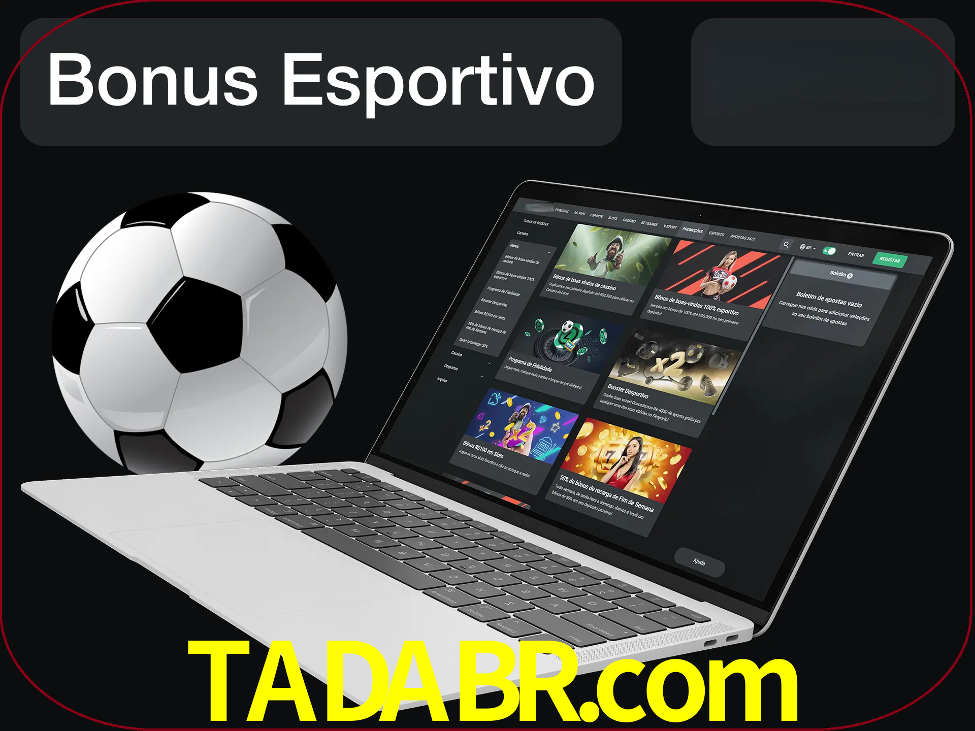 Antes de começar a apostar, use o bônus esportivo.